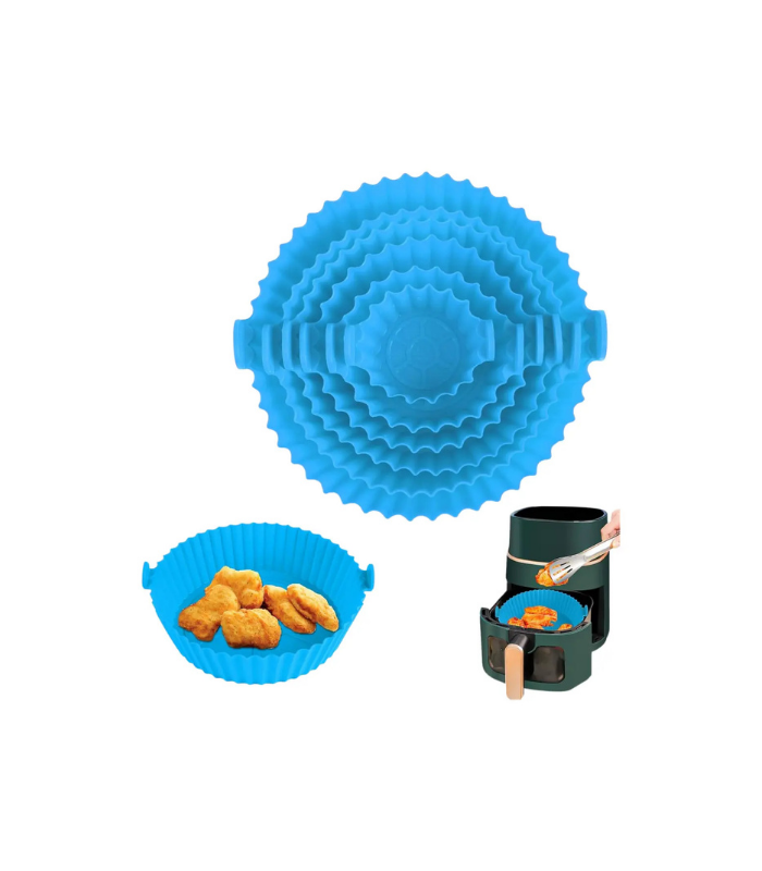 Moldes de Silicona para Freidora de Aire_horno 6 Piezas