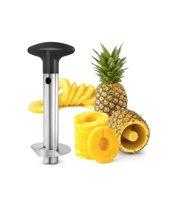 Pelador Y Rebanador De Piña De Acero Inoxidable Pelador Y Rebanador De Piña De Acero Inoxidable