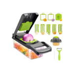 Picadora Veggie Slicer_ Cortador De Verduras Y Frutas 14 Pcs