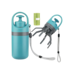 Pinza Recogedor Portátil Residuo Caca Perro Bolsa Recolector Agua