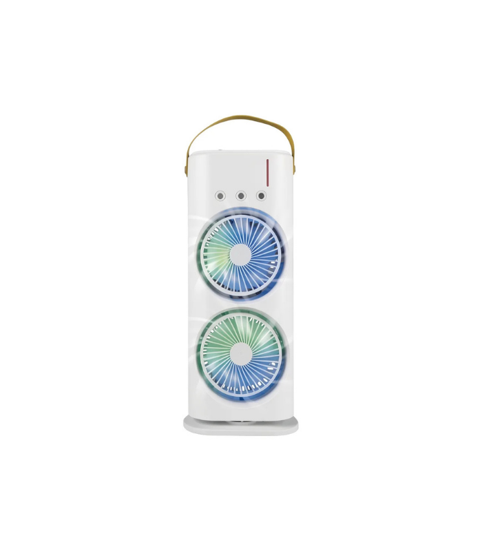 Ventilador De Escritorio Portátil Con Luces