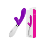 Vibrador De Silicona Con 10 Modos De Vibración Clítoris Blanco