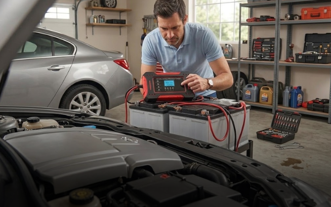 Cargador para baterías de Carro