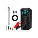 Arrancador De Batería Portátil Con Inflador Usb Compresor