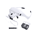 Gafas Lupa Manos Libres Hidance Con Aumento De 3.5x Y 5 Lentes Led