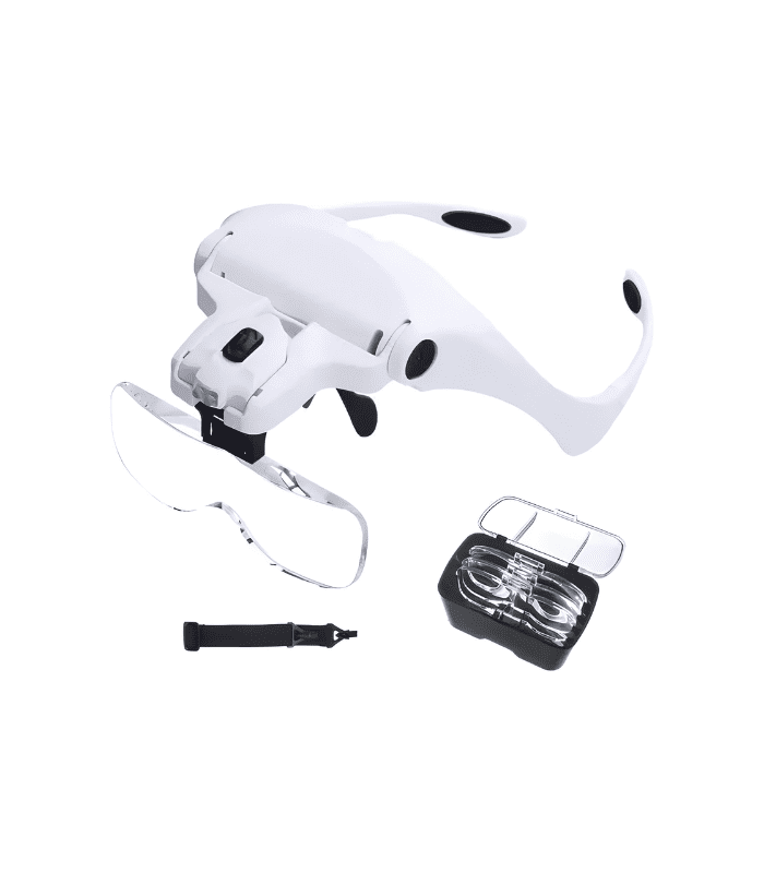 Gafas Lupa Manos Libres Hidance Con Aumento De 3.5x Y 5 Lentes Led Gafas Lupa Manos Libres Hidance Con Aumento De 3.5x Y 5 Lentes Led