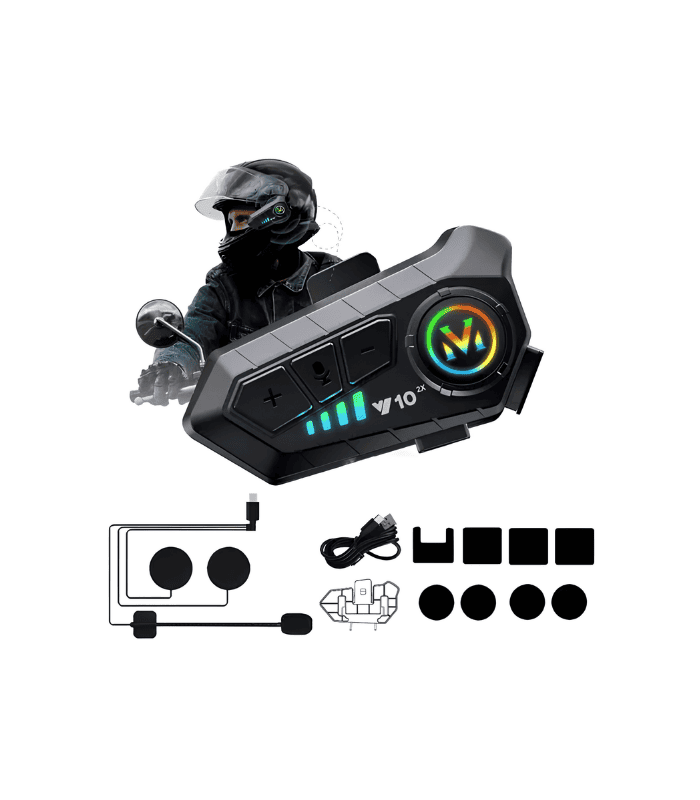 Intercomunicador Bluetooth Para Casco De Moto Y10 Intercomunicador Bluetooth Para Casco De Moto Y10