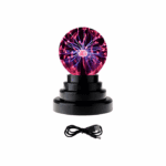 Lampara Mágica Bola Plasma Con Rayos Luz Electrica Usb-pila