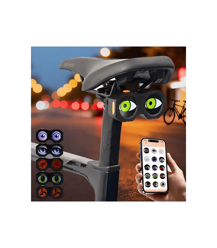 Luces Led Ojos De Diablo Bici Electrica 2 Ojos App Recargable Luces Led Ojos De Diablo Bici Electrica 2 Ojos App Recargable