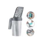 Pala Recogedor Para Arenero Gato 2 en 1 Dispensador De Bolsas