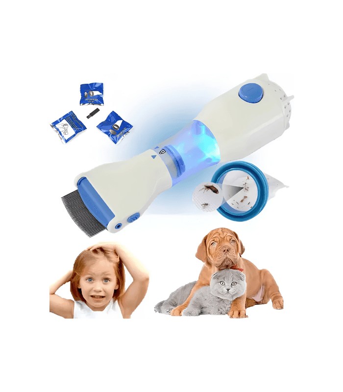 Peine Extractor De Piojos Eléctrico Multifuncional Peine Extractor De Piojos Eléctrico Multifuncional